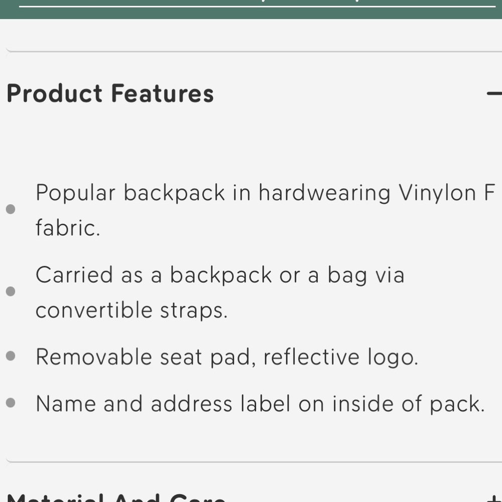 Fjallraven Mini Kånken Backpack in Olive Green Aztec Geometric Pattern Unisex - Picture 6 of 7